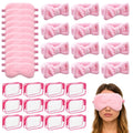 Yuanan 36 Pcs Spa Headband for Women, Makeup Cosmetic Headband for Women 12 Spa Headbands Plush Sleep Eye Mask 12 Clear Cosmetic Bags Sleepover Party Supplies for Girls Christmas Spas Party Favors