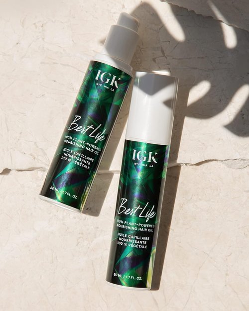 IGK Best Life Nourishing Hair Oil - 100% Plant Powered, Vegan & Cruelty-Free | Smooth, Soften & Protect