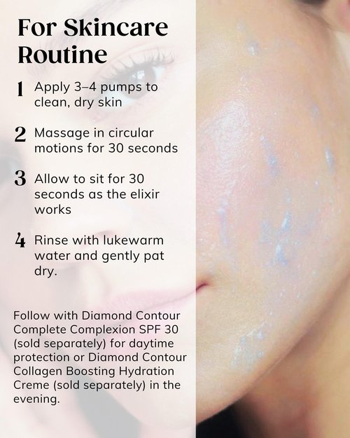 KAPLAN MD Diamond Contour Supercharged 1 Minute Daily Facial - Anti-Aging Serum for Face with Exfoliating Crushed Diamonds & Fruit Enzymes - Radiant & Smooth Skin for Women of All Ages - 1.35 fl oz
