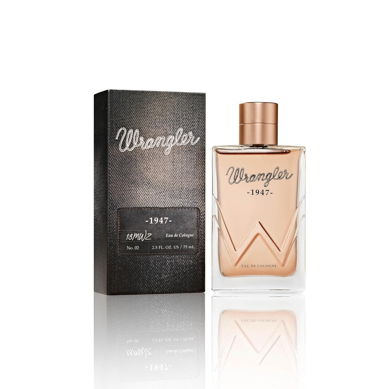 Wrangler 1947 Cologne for Men - Fresh Cedarwood & Amber Scent | 2.5oz Masculine Fragrance