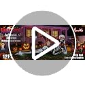 12FT Halloween Inflatable Skeleton with LED Lights Outdoor Decoration