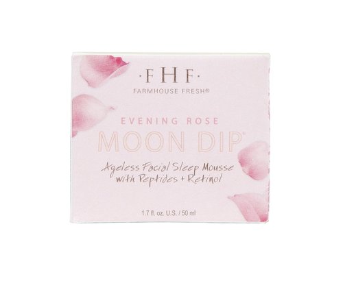 FarmHouse Fresh Evening Rose Moon Dip - Retinol Night Cream with Peptides & Vitamin C | 1.7 Fl Oz