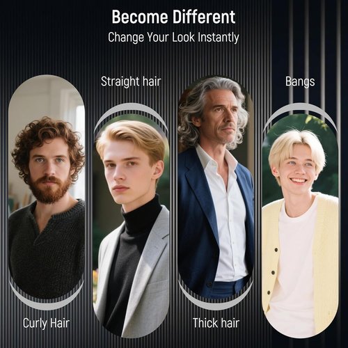 Skiennix 3PCS Hair Comb Set - Fine & Wide Tooth Combs with Roller Brush for Volume & Styling