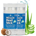 2 Pack - Heel Balm for Dry Cracked Feet - Miracle Heel Stick for Cracked Heel Repair - Cracked Heel Treatment - Formulated with Pure Aloe Vera, Tea Tree Oil, Shea & Cocoa Butters | 2.5 oz