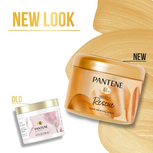 Pantene Deep Conditioning Hair Mask - Miracle Rescue for Dry, Damaged Hair | 6.4 oz
