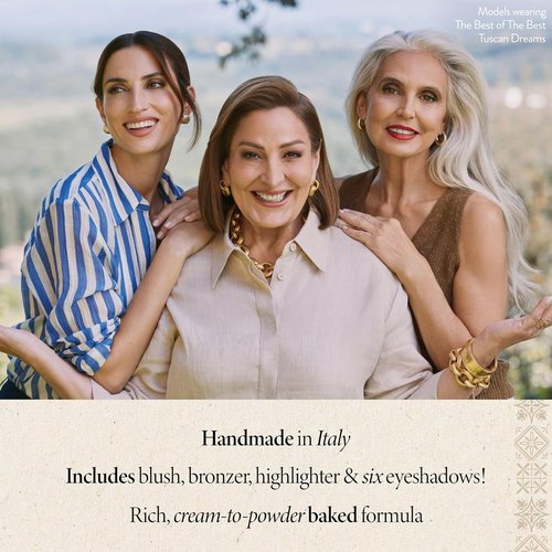 Laura Geller New York Baked Palette - Tuscan Dreams | Full Size with Bronzer, Blush, Highlighter & 6 Eyeshadows