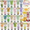 KONEUK 32 Pack Hand Cream Gift for Women, Bulk Hand Lotion Travel Size for Dry Cracked Hands, Mini Moisturizing Hand Cream for Easter Basket Stuffers, Mom Gifts, Teacher Gifts, Bridal Shower Favors