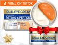 SKIN ULTIMA Dual Eye Cream - Advanced Retinol & Peptides for Dark Circles & Puffiness | 0.68 OZ