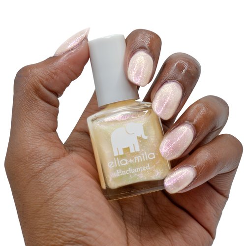 ella+mila Professional, Quick Dry, Long-Lasting & Chip-Resistant Gold Nail Polishes (Everglow - 0.45 fl oz)