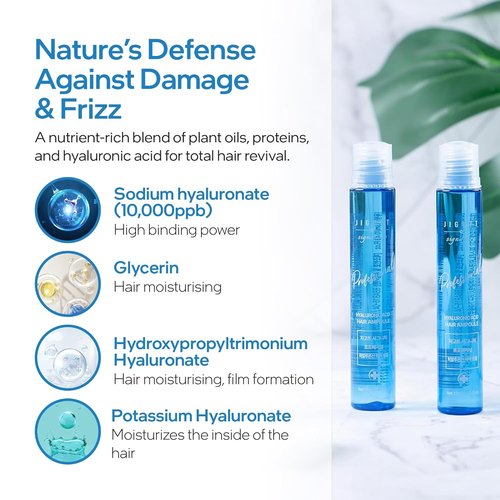 Jigott - Signature Professional Hyaluronic Hair Ampoule | K-Beauty Treatment, 13ml (Pack of 10)