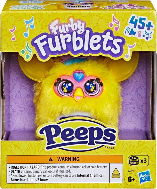 Furby Furblets Mini 3-Inch Electronic Plush Toys - Fun Candy-Themed Gifts for Kids 6+
