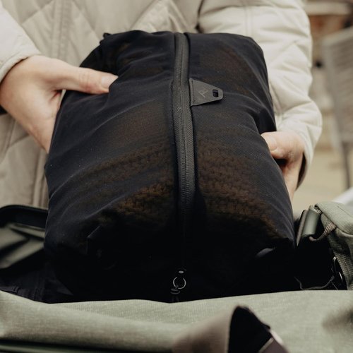 Peak Design Ultralight Packing Cube Bundle - Black Stretchy Mesh Travel Organizers | Zippered, Multiple Sizes
