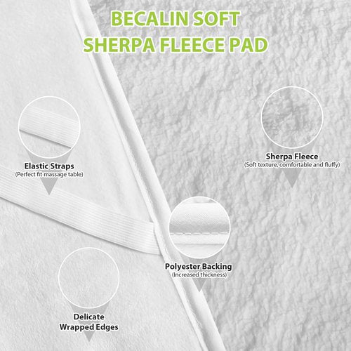 Massage Table Warmer Heating Pad Professional SPA Massage Bed Warmer with Timer, 9 Heat Setting, Overheat Protection for Massage Bed & Spa, Thickened & Soft Fleece, 30" x 71"