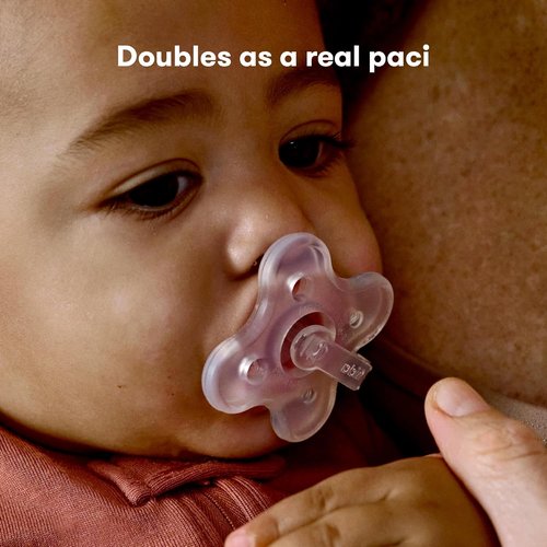 Frida Baby Cradle Cap System - 3-Step FlakeFixer Kit with Sponge, Brush, Comb & Storage Stand | Medicine Pacifier & Syringe Included