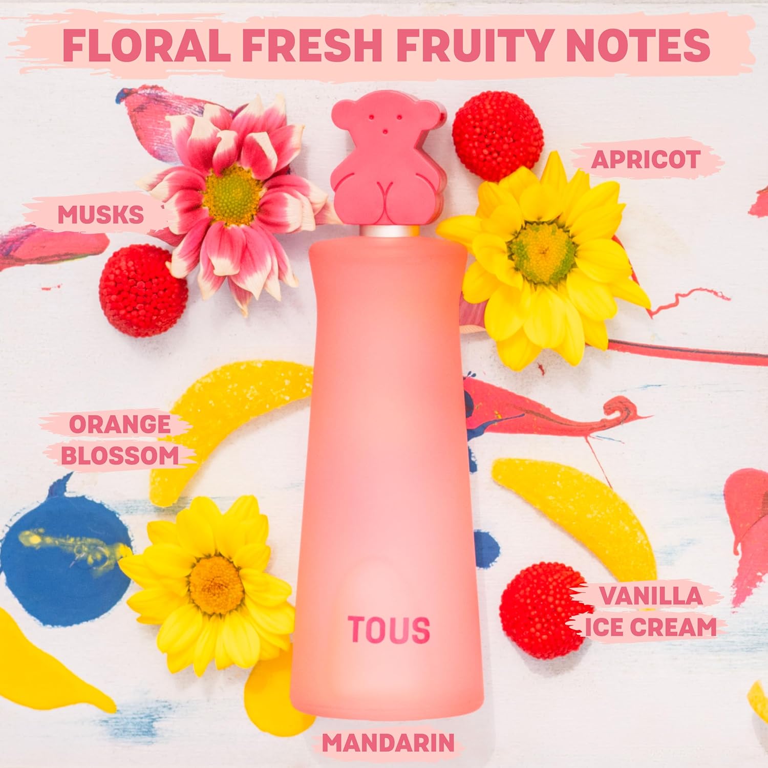 TOUS Eau de Toilette for Kids - Gentle Formula for Sensitive Skin | Perfect for Daily Use, 3.4 Fl Oz