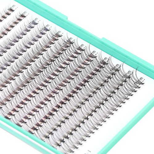 Bodemrincer 20 Root Thickness 0.07mm C Curl 8-10-12-14-16mm MIX 7D/10/12/20/30/40/50/60D 3D Individual Eyelashes Extension Soft Black Fake False Eye Lashes Tools (10D-8-10-12-14-16mm MIX)