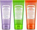 Dr. Bronner's Organic Shaving Soap - Moisturizing 3 Pack Variety (Lavender, Tea Tree, Lemongrass) - 7oz for Men & Women