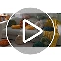 15-Inch Round Pumpkin Throw Pillow - Yellow Fall Decorative Pillow - Ruffle Design