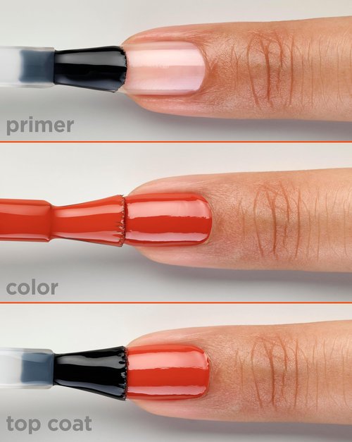 Sally Hansen Miracle Gel Nail Polish Shiny Top Coat + Sally Hansen Miracle Gel Color Grip Primer, 0.5 fl oz