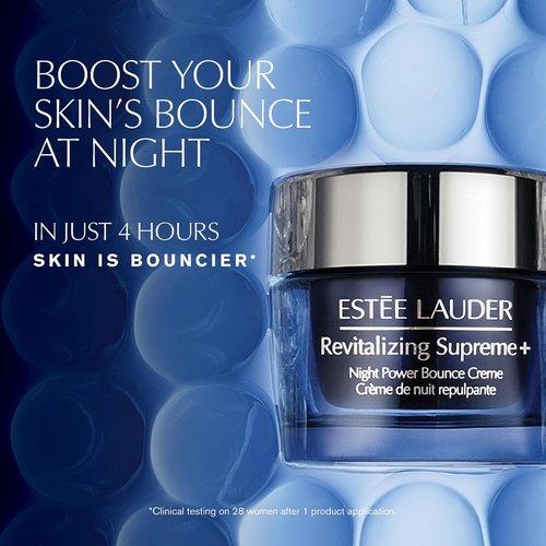 Estée Lauder Revitalizing Supreme+ Night Power Bounce Cream - Peptide Face Moisturizer | Firms, Lifts & Plumps Skin