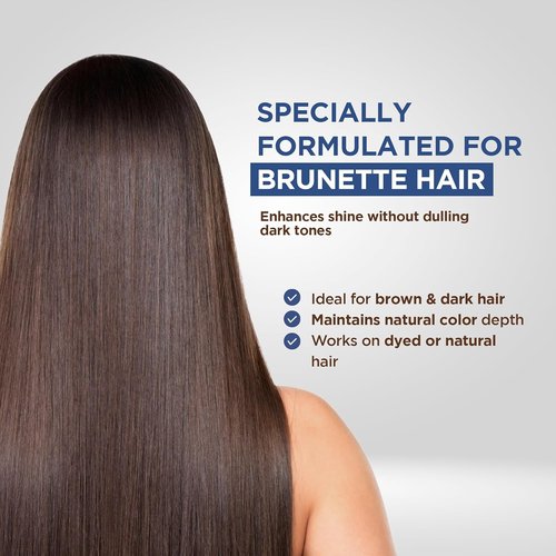 KATIVA Brazilian Keratin Hair Straightening Treatment - 12 Weeks of Smooth, Frizz-Free Brunette Hair | Hyaluronic Acid & Argan Oil, Formaldehyde Free