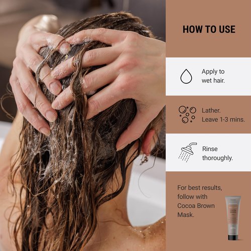 Lakmé Teknia Cocoa Brown Color Refresh Shampoo, Color Depositing Shampoo for Brown Hair, 10.2 Fl Oz