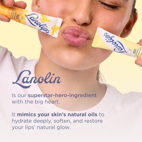 **Lanolin 101 Multipurpose Ointment - Healing Lip Balm & Skin Moisturizer - Banana Cream Pie (0.35 oz)**