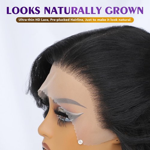 Felek Blonde 13x6 Synthetic Lace Front Wig Loose Wave HD Transparent Lace Frontal Wigs Pre Plucked Wear and Go Glueless Wigs for Black and White Women 24 inch Long Curly Wig #613