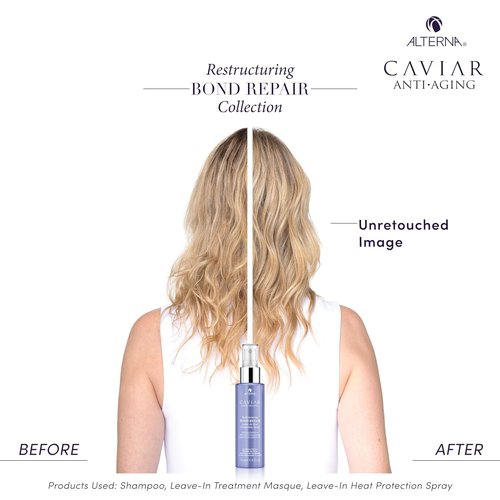Alterna Caviar Anti-Aging Leave-In Heat Protection Spray - Strengthens & Repairs Damaged Hair | 4.2 Fl Oz