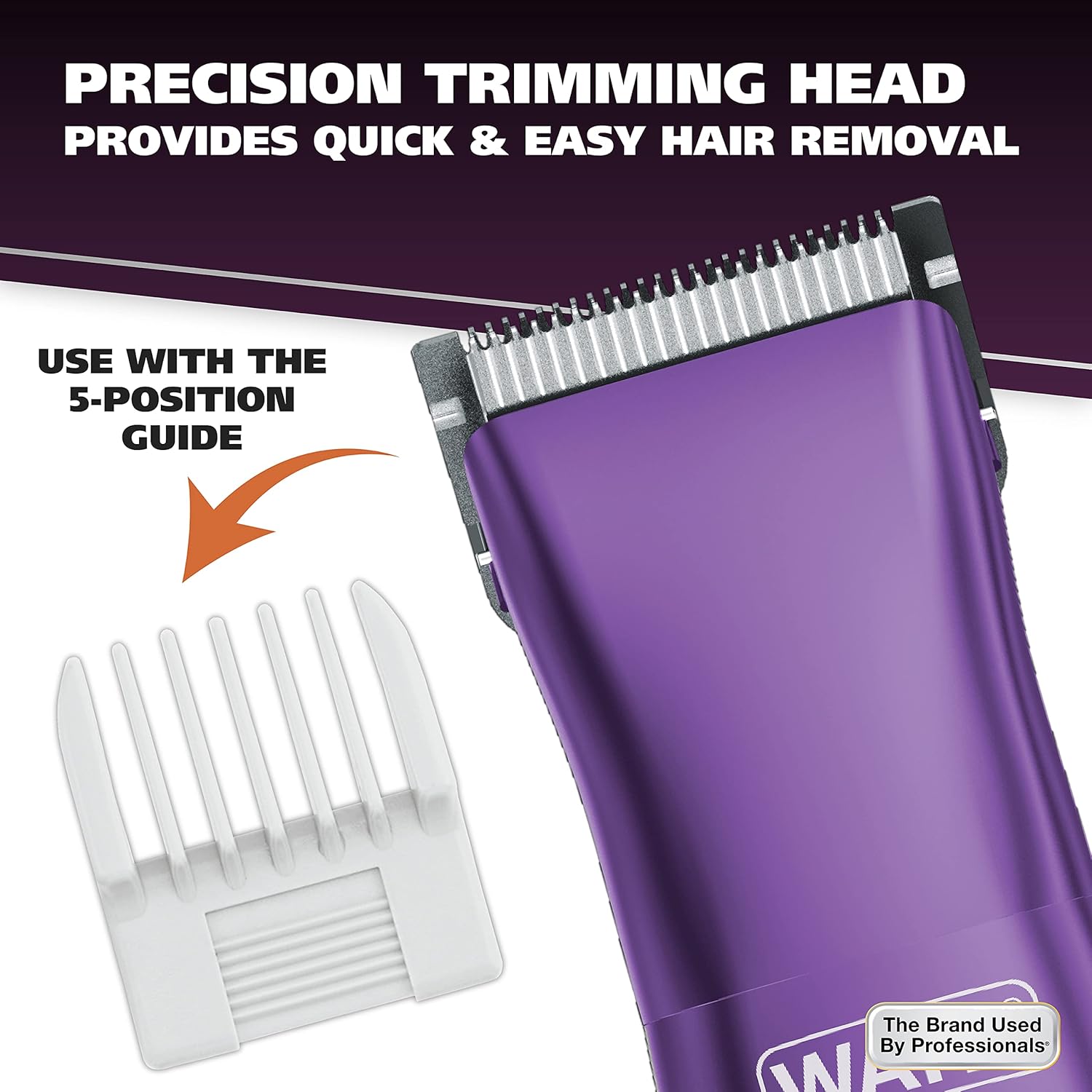Wahl Pure Confidence Rechargeable Electric Trimmer - Smooth Shaving & Trimming for Face, Underarms, Eyebrows & Bikini Areas | Model 9865-100