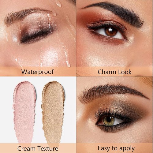 Skiennix Cream Eyeshadow Stick - Long-Lasting, Crease-Proof Formula | Orchid Shimmer Finish