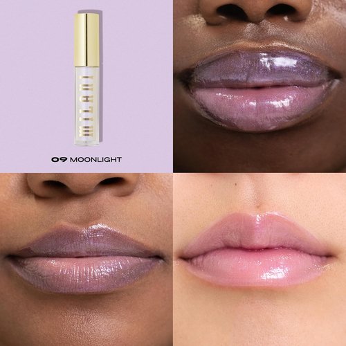 Milani Lip Gloss - Keep It Full Nourishing Lip Plumper with Hyaluronic Acid & Peptides | Moonlight (0.13 Fl. Oz.)