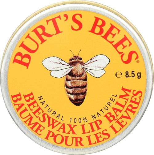 Burt's Bees Beeswax Lip Balm - Nourishing Moisture in Convenient 0.3 OZ Tin