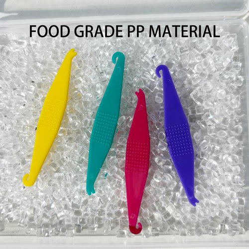 Maoerdental 100PCS Elastic Rubber Bands Placers Tool for Braces,Colorful Disposable Plastic Orthodontic Elastic Placers Braces Rubber Band Tool