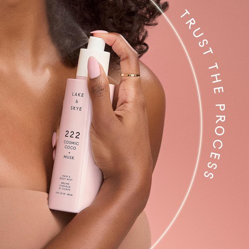Lake & Skye 222 Cosmic Coco + Musk Hair & Body Mist - Hydrating 3.4 Fl Oz | White Musk & Coconut Milk