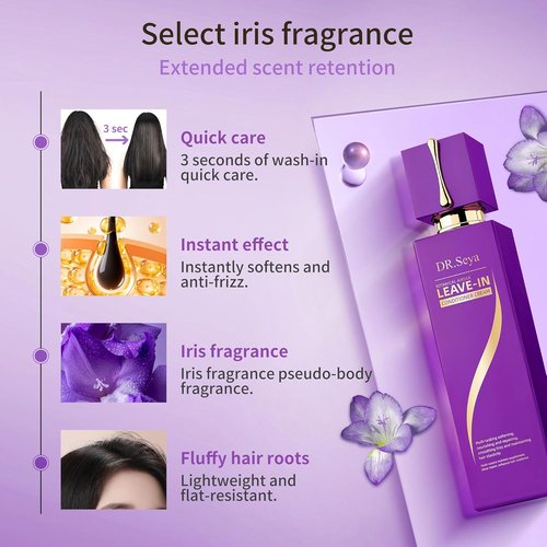 Skiennix Instant Smoothing Leave-In Conditioner - Hydrating, Frizz-Reducing Formula for Damaged Hair