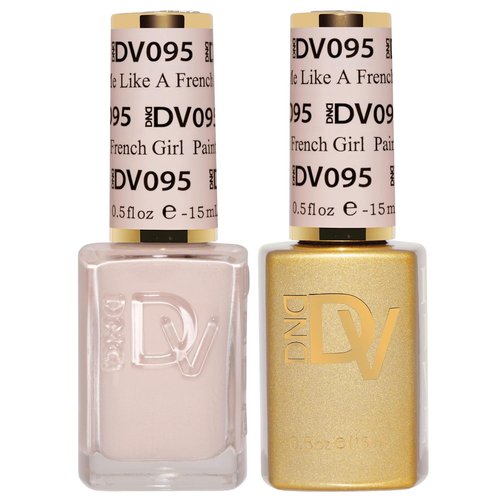DND Gel Polish Set - Coquette Collection | UV/LED Gel & Air Dry Nail Lacquer Duo, 0.5 Fl Oz