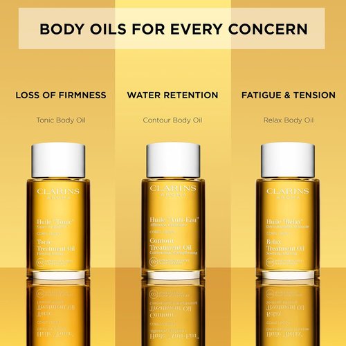 Clarins Tonic Body Treatment Oil - Stretch Mark Care for Improved Skin Elasticity | 100% Natural Plant Extracts