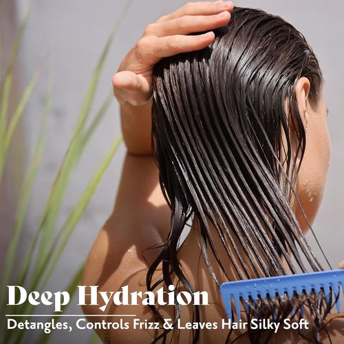 Herbatint Hydrate Conditioner - Deep Hydration & Frizz Control - Sulfate & Paraben Free - 6.7 fl oz