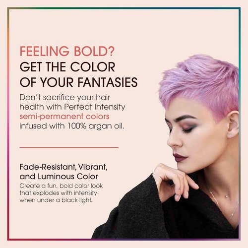 One n Only Argan Oil Semi-Permanent Hair Color Cream - Perfect Intensity Pastel Lilac | 3 oz