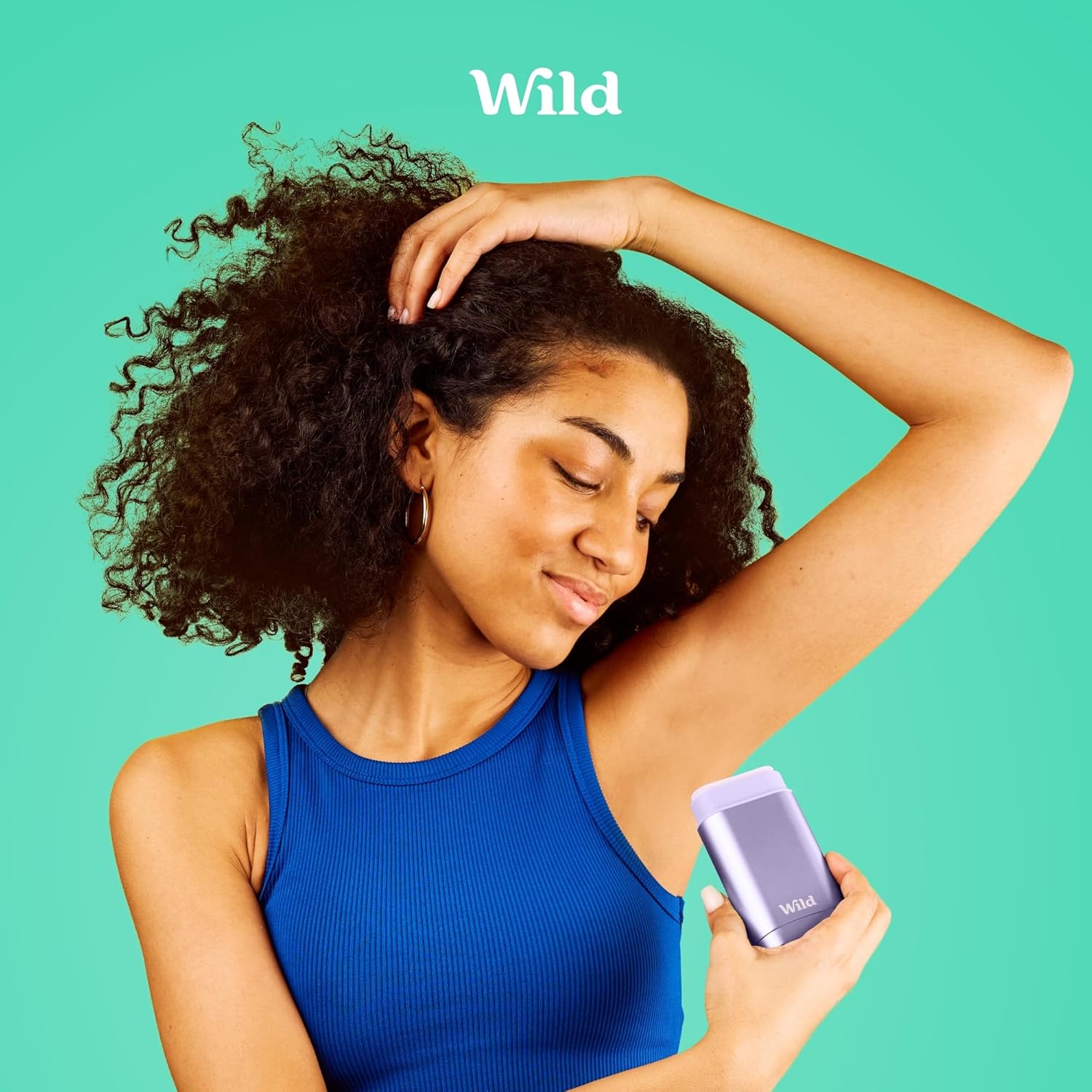 Wild Aluminum Free Refillable Deodorant - Fresh Cotton & Sea Salt Trio Pack | 98% Natural Ingredients, Vegan Friendly