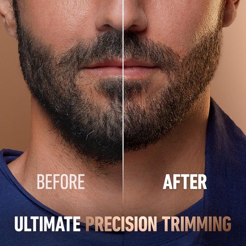 King C. Gillette Beard Trimmer PRO - Cordless Design with 40 Length Settings & Accessories Included