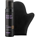 b.tan Violet Self Tanner Kit - Dark Tanning Mousse with Mitt Applicator | 1 Hour Express, Vegan, 6.7 Fl Oz