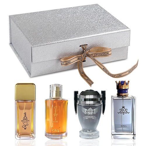 A CENTER Men's Cologne Gift Set - Luxury Fragrance with Premium Presentation Box | Perfect Valentine's Day Gift - 3.4 FL oz