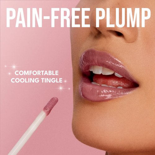 Buxom Full-On Tinted Lip Plumper Gloss, High-Shine Moisturizing Lip Gloss with Peptides and Vitamin E, Vegan Formula, AC Emma (Clear Opal Iridescent)