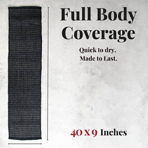 Japanese Exfoliating Washcloth - Made in Japan, 100% Nylon Shower Towel, A Body Wash Cloth for All Skin Types. x1-Pack