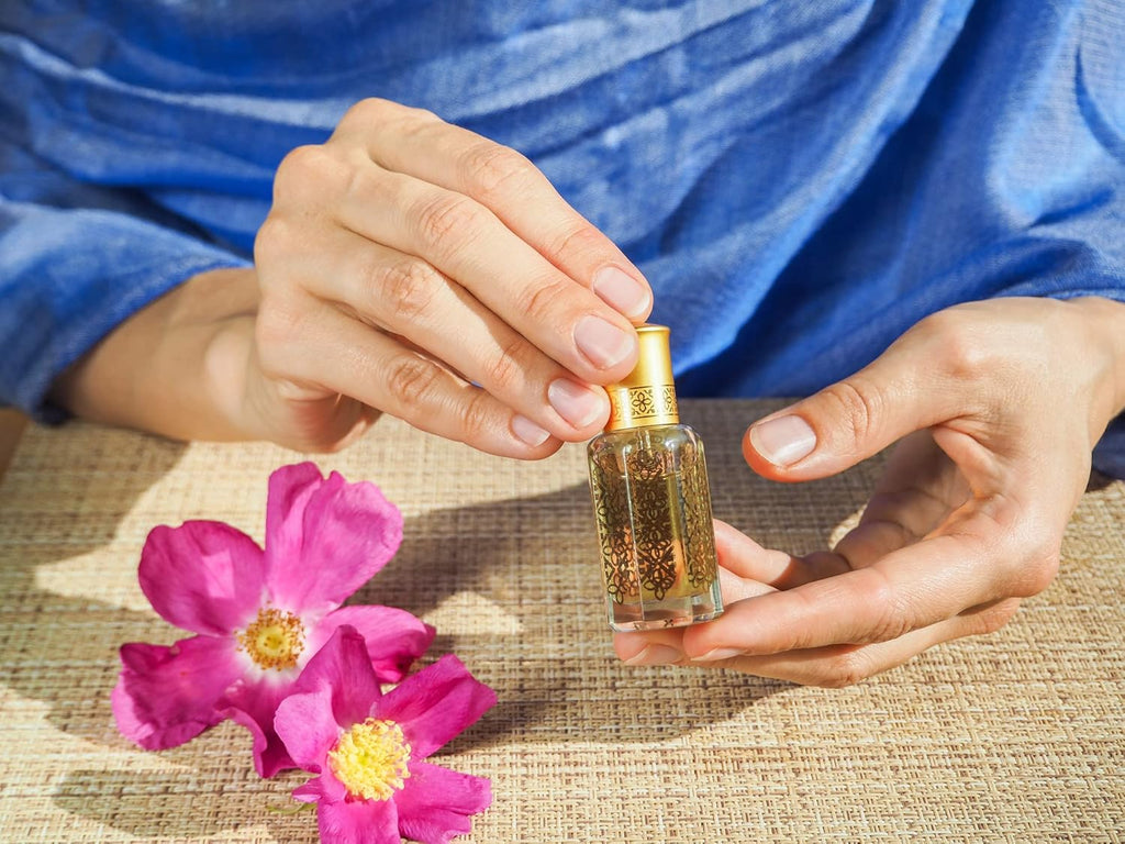 Spice and Bloom Perfume Oil - Long-Lasting Oriental Cinnamon Jasmine & Oud Blend | 12 mL Alcohol-Free