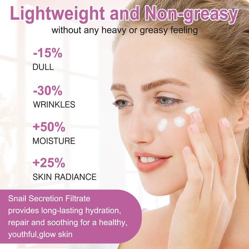 Skin Care Set,6 Pcs Korean Snail Mucin Essence Anti-aging Moisturize Repair Soothe Hydrate,Glass Skincare Gift Kit for Dull & Dry Skin,Self Care Skincare Gifts for Women Mother Mom Wife Teenage Girls