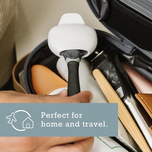 Haven Clip On Razor Protector for Men and Women - Premium Razor Covers Designed to Last - 2 pack (White and Coral)