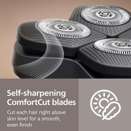 Philips Norelco Head Shaver Pro 5000 Series - Electric Shaver with 360° Flexing Head & ComfortCut Blades for Gentle, Clean Shave | Model HS5980/40